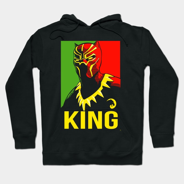 King of Wakanda Hoodie by BossFightMAM